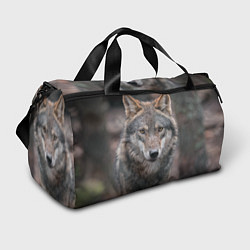 Спортивная сумка Волк - санитар леса