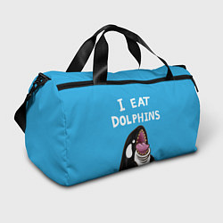 Сумки спортивные I eat dolphins, цвет: 3D-принт