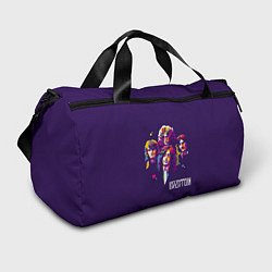 Сумки спортивные Led Zeppelin: Violet Art, цвет: 3D-принт