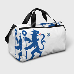 Сумки спортивные FC Chelsea: White Lion, цвет: 3D-принт