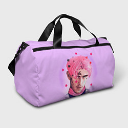 Сумки спортивные Lil Peep: Pink Edition, цвет: 3D-принт