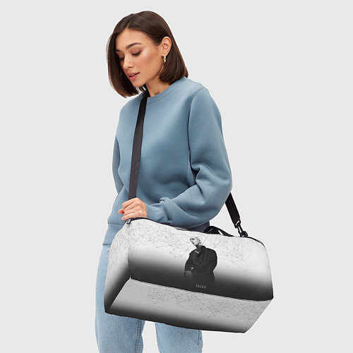 Спортивная сумка Хаски: Геометрия / 3D-принт – фото 4