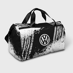 Сумки спортивные Volkswagen: Black Spray, цвет: 3D-принт