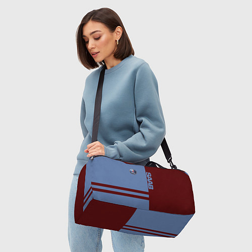 Спортивная сумка Saab / 3D-принт – фото 4