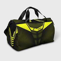 Сумки спортивные CS:GO Yellow Carbon, цвет: 3D-принт