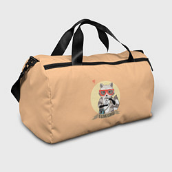 Спортивная сумка Raccoon Love Coffee