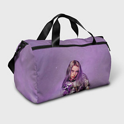 Сумки спортивные Billie Eilish: Violet Fashion, цвет: 3D-принт