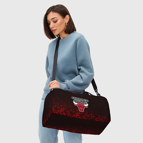 Спортивная сумка CHICAGO BULLS / 3D-принт – фото 4