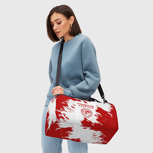 Спортивная сумка Гражданская оборона / 3D-принт – фото 4