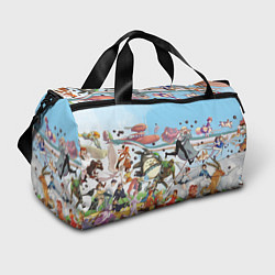 Сумки спортивные Studio Ghibli, цвет: 3D-принт