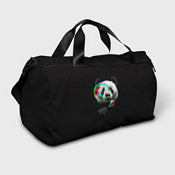 Спортивная сумка Панда и мыльный пузырь