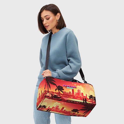 Спортивная сумка HOTLINE MIAMI / 3D-принт – фото 4