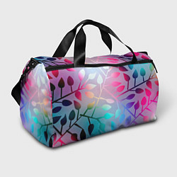 Сумки спортивные Листья, цвет: 3D-принт