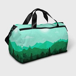 Спортивная сумка Горы пейзаж дикая природа
