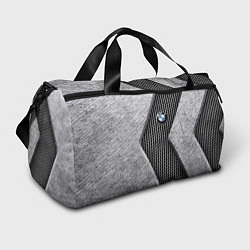 Спортивная сумка BMW - emblem - metal - texture