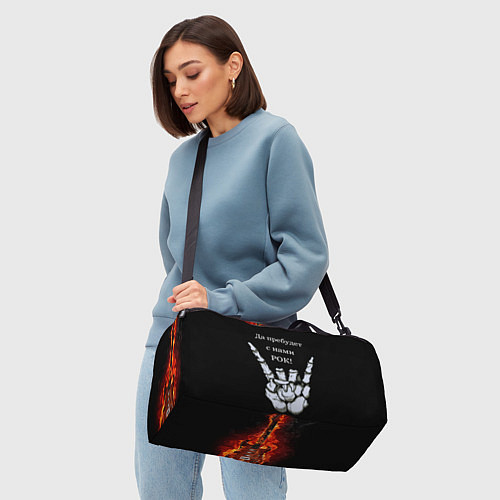 Спортивная сумка РОК! / 3D-принт – фото 4