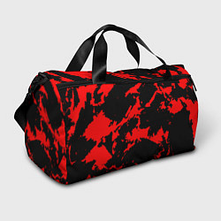 Спортивная сумка Красный на черном