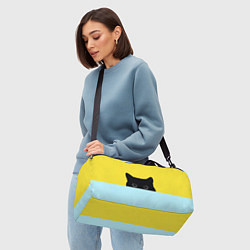 Сумки спортивные Кот в засаде, цвет: 3D-принт — фото 2