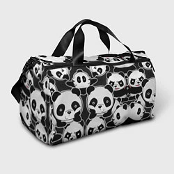 Спортивная сумка Смешные панды