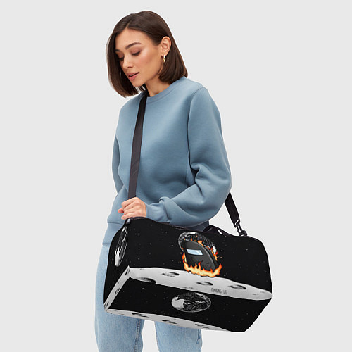 Спортивная сумка Among Us fire / 3D-принт – фото 4