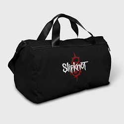 Сумки спортивные Slipknot Надпись, цвет: 3D-принт
