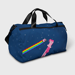 Сумки спортивные Nyan cat x Pony, цвет: 3D-принт