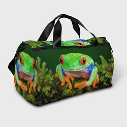 Спортивная сумка Тропическая лягушка