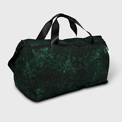 Спортивная сумка Темно-зеленый мраморный узор