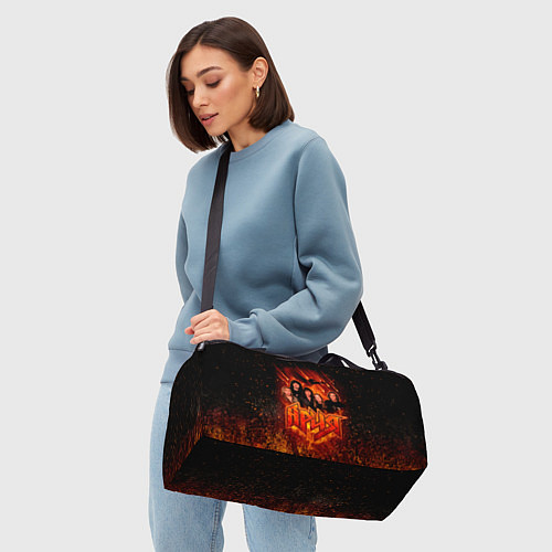 Спортивная сумка Ария в огне / 3D-принт – фото 4