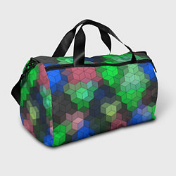 Спортивная сумка Разноцветный геометрический уз