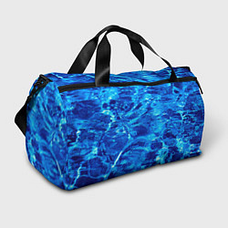 Спортивная сумка Голубая Вода Текстура