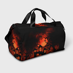 Спортивная сумка Красная луна на Хэллоуин