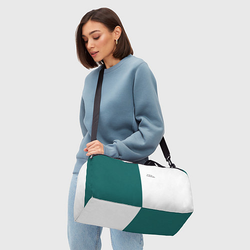 Спортивная сумка ИГРА В КАЛЬМАРА РУС ЛОГО / 3D-принт – фото 4