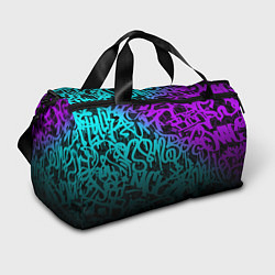 Сумки спортивные НЕОНОВОЕ ГРАФФИТИ NEON, цвет: 3D-принт