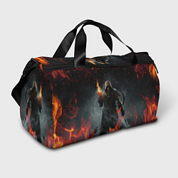 Сумки спортивные TES SKYRIM DOVAHKIN FLAME ДРАКОНОРОЖДЕННЫЙ, цвет: 3D-принт