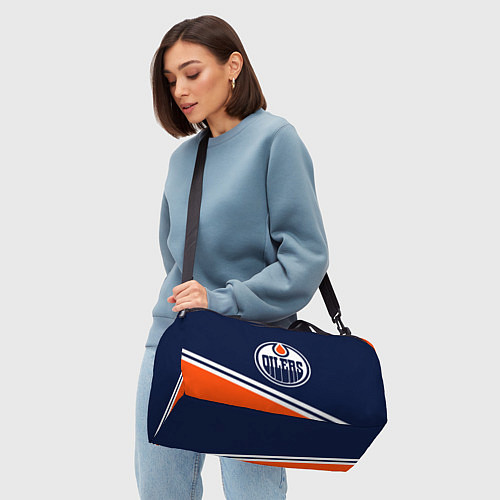 Спортивная сумка Edmonton Oilers Эдмонтон Ойлерз / 3D-принт – фото 4