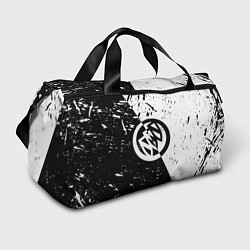 Сумки спортивные Buick Black and White Grunge, цвет: 3D-принт