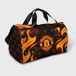 Сумки спортивные MANCHESTER UNITED FIRE STYLE SPORT ПЛАМЯ, цвет: 3D-принт