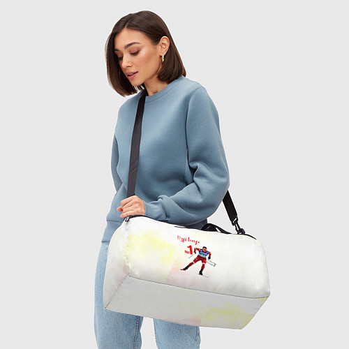 Спортивная сумка Александр Большунов номер 1 / 3D-принт – фото 4