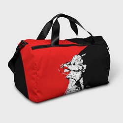 Спортивная сумка Микаса в красно черном цвете