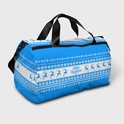 Спортивная сумка MERRY CHRISTMAS BLUE