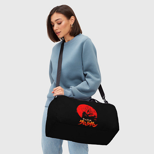 Спортивная сумка Красное солнце Гуррен-Лаганн / 3D-принт – фото 4