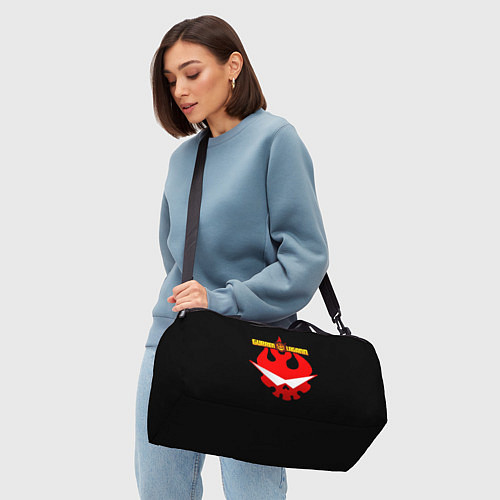Спортивная сумка Логотип Гуррен - Лаганн / 3D-принт – фото 4