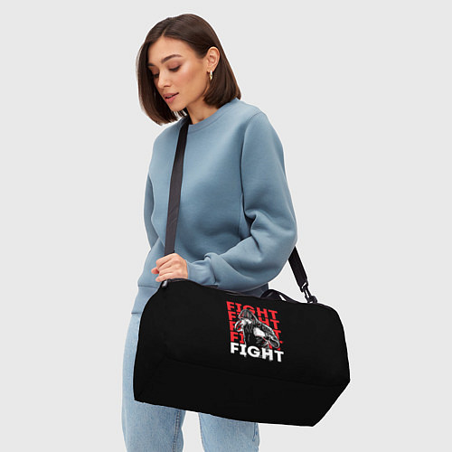Спортивная сумка FIGHT FIGHT FIGHT / 3D-принт – фото 4