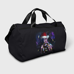 Спортивная сумка Джинкс в шапке Деда Мороза