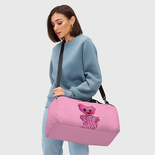 Спортивная сумка Pink Kissy Missy / 3D-принт – фото 4