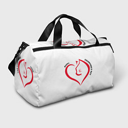 Спортивная сумка День святого Валентина мир