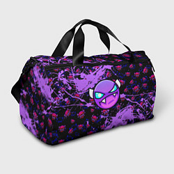 Спортивная сумка Геометри Дэш фиолетовый Geometry Dash
