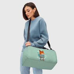 Сумки спортивные Лис-моряк, цвет: 3D-принт — фото 2