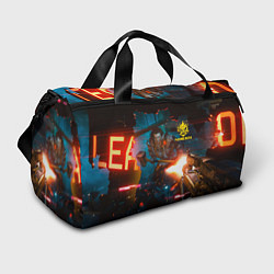 Спортивная сумка Cyberpunk 2077 Night city